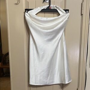 Wild Fable White Strapless Dress